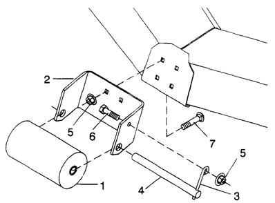 Front Roller Assembly (Optional) Diagram and Parts List for 484 590100 Cub Cadet Lawn Tractor